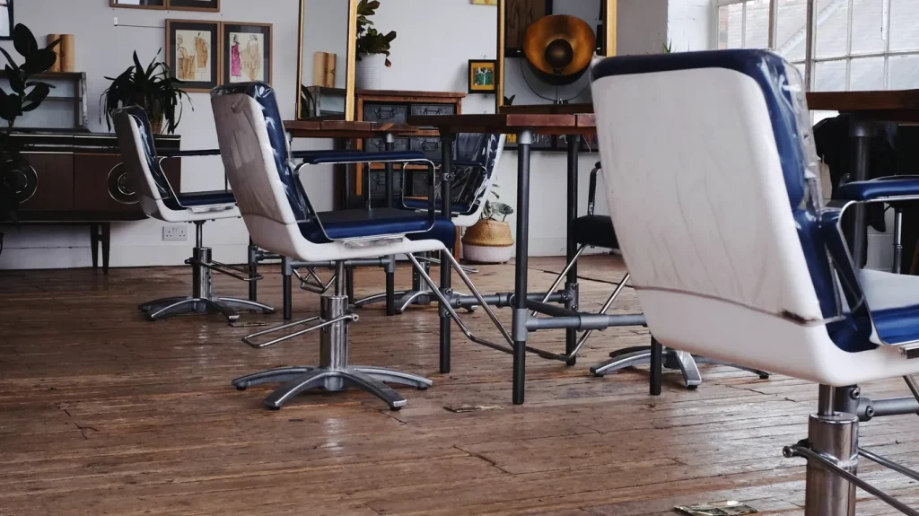 salon hairdressing station